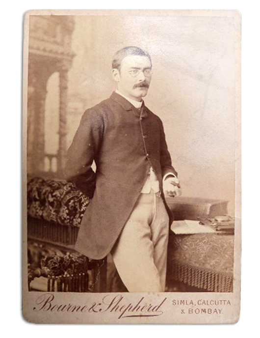 Rudyard Kipling cabinet photo. Ewbank's image.
